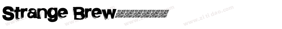 Strange Brew字体转换